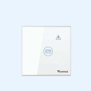 Công tắc thông minh chống giật bình nước nóng vconnex chữ nhậtkhông viền