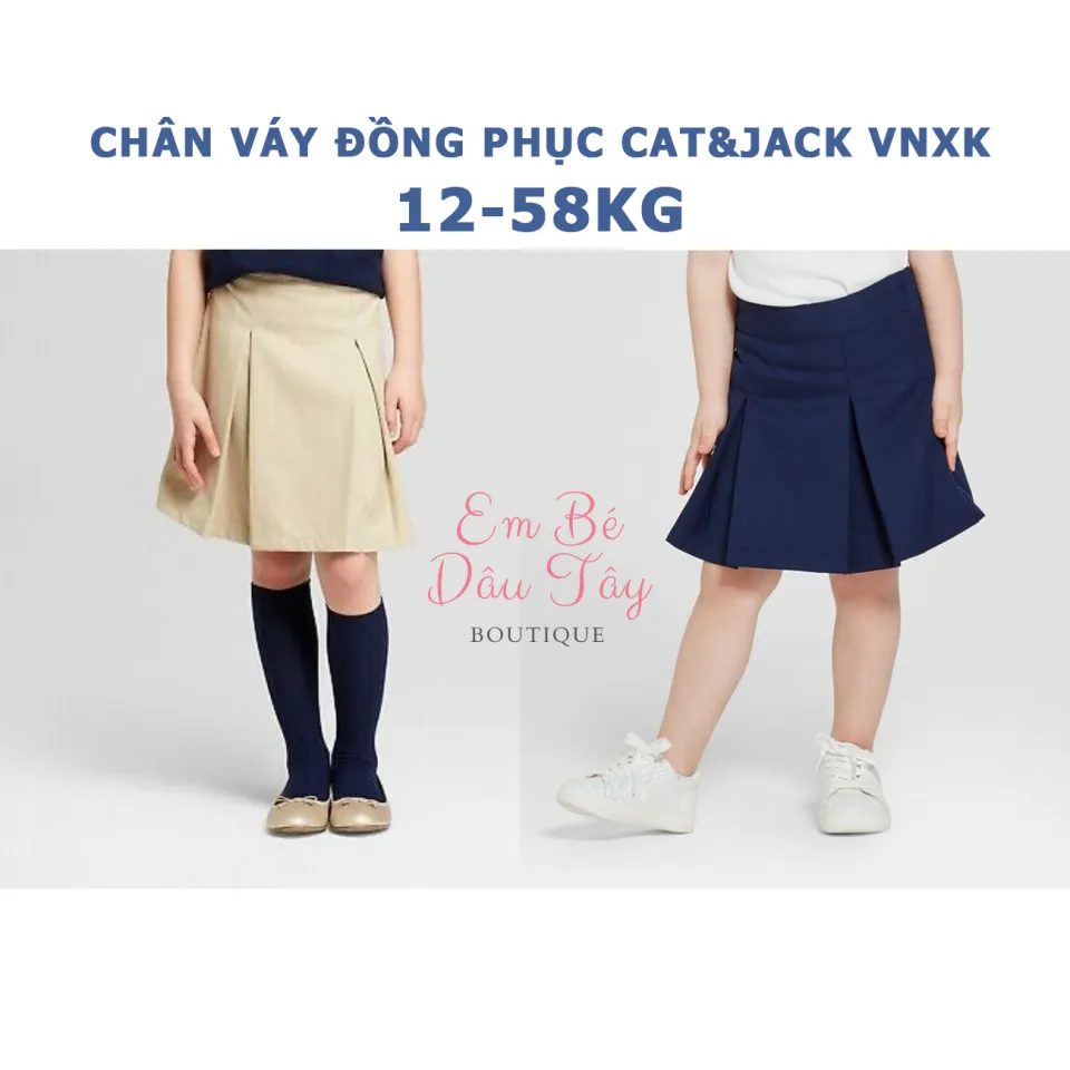 Chân váy xếp ly có quần bên trong cho bé gái từ 20-32kg | Shopee Việt Nam