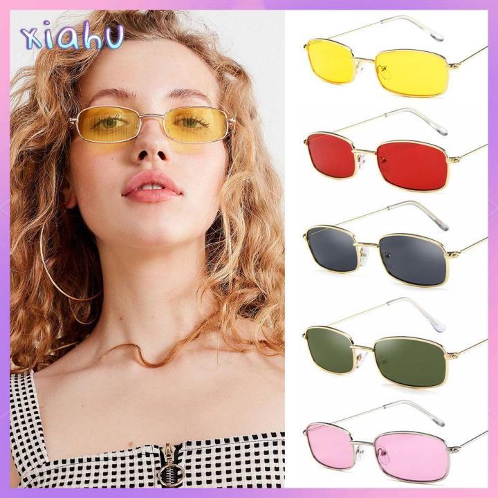 Sunglasses Unisex Small Retro Shades Rectangle Sunglasses