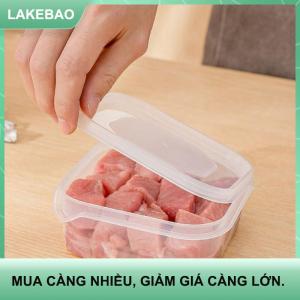 【LAKEBAO】 1 cái hộp bảo quản thực phẩm tủ lạnh đông lạnh thịt rau tươi giữ hộp trong suốt nhà bếp hộp lưu trữ kín