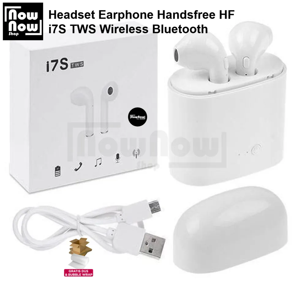 Headset Earphone Handsfree HF i7S TWS In Ear Bluetooth Wireless