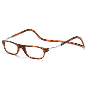Foldable Magnetic Neck Hanging Reading Glasses Anti-fatigue Anti-light Loss