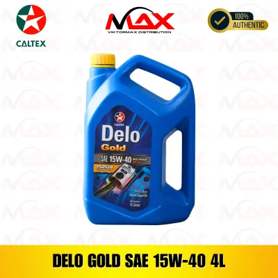 Caltex Delo Gold SAE 15W-40 4L Car Diesel Engine Oil