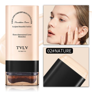 TVLV Eraser Foundation Stick Brightening Waterproof Long-lasting Dual-Ended Flawless Cream