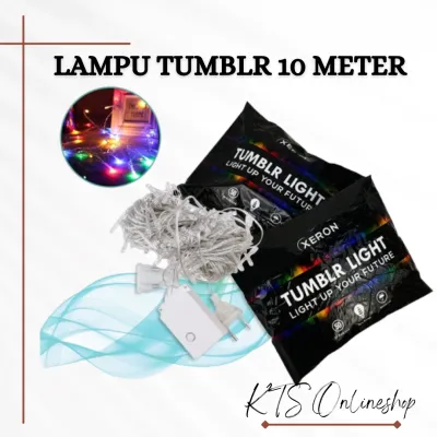 Lampu Tumblr Rainbow Lampu Natal Led Twinkle Light ASLI 10Meter 50LED