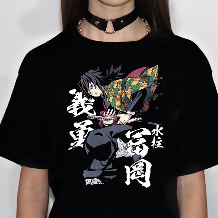 Kokushibo Demon Slayer Kimetsu No Yaiba tshirt women anime funny t