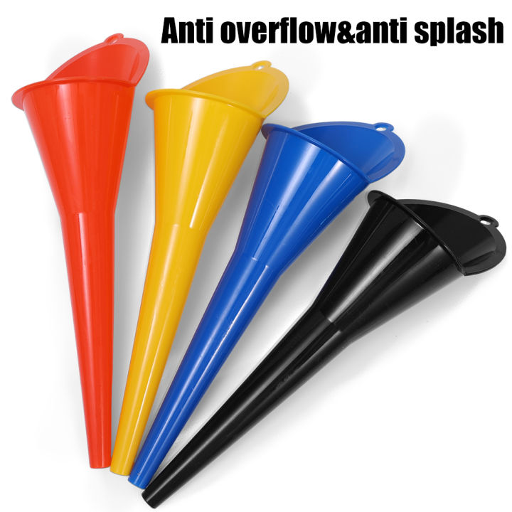 Multipurpose Long Stem Plastic Funnel for Cars, Gas Tanks, Engine Oil