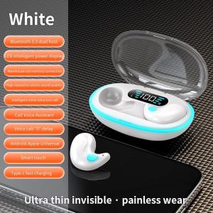 Sleeping Earbuds Wireless Mini Headphones TWS Bluetooth Earphone Stereo Hidden Headsets with Mic HD Call Waterproof X55