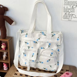 Mismi Kiara Bag Tas Selempang Wanita Stylish Flower Korea Sling Bag Perempuan Travel Tote Bag Resleting - 38K