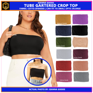 Plus Size Tube Crop Top Bandeau No Pad Small to 2XL Inner Top