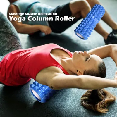 Promo COD Roller Alat bantu Yoga Hollow Column Foam Gym Massage Exercise - D334