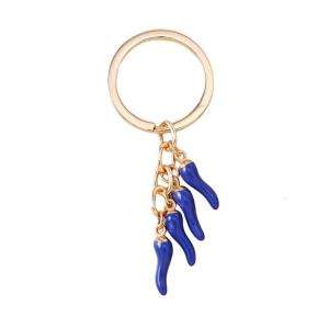 Unique Chili Keychain Zinc Alloy Miniature Key Organiser Ornament Cute Key Ring For Bags Backpacks Gifts