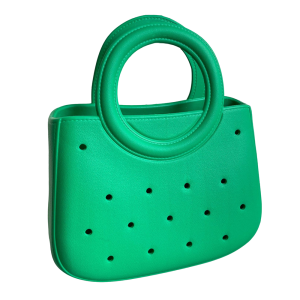 RJZ28 Candy Colored Summer Beach Bag Leisure Waterproof Cartoon Colorful Handbags Fashion Storage Bag Large Capacity Rubber Tote Bag Travel