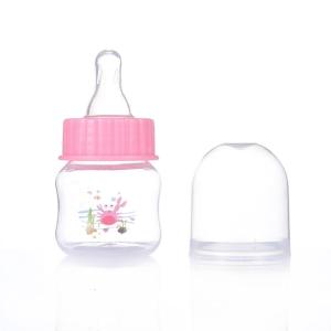 Newborn Bottle Baby PP-Nursing Bottle Liquid Juice Feeding Bottle Grade Infant Mini Size Wide Neck Formula Bottle