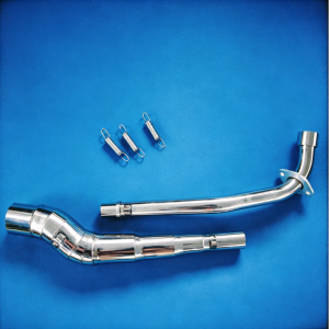 Honda xrm 110 stainless elbow on SC project with Db reducer