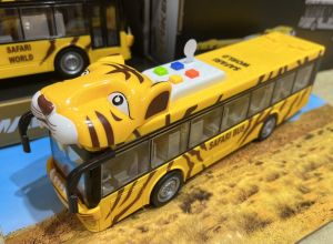 รถของเล่น Lion Bus รถขนสัตว์ สัตว์ของเล่น รถพี่เสือ รถบัสเด็กเล่น