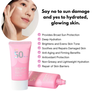 Disaar Sunscreen SPF 50+ - Broad-Spectrum UV Protection Lightweight Non-Greasy Hydrating Soothing for Sensitive Skin Antioxidant-Rich Oil-Free Sunblock for Face & Body Long-Lasting Daily Use Suitable for All Skin Types Moisturizing Sunscreen