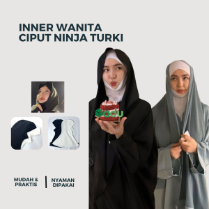 Inner Wanita Ciput Ninja Turki Premium Haji dan umroh Dadu Store