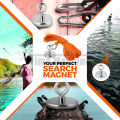 Strong Powerful Fishing Magnet Round Neodymium Salvage Magnets (2kg/55kg). 