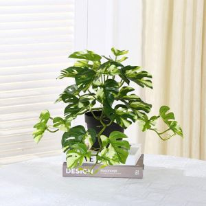 ECOCOKU Tropical Nordic Tree Bonsai Office For Home Room Desk Turtle Leaves Simulation Plants Fake Plant Green Plant
