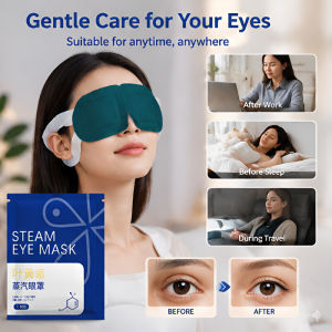 GKTK Lutein Warm Steam Eye Mask Moist Heat Soothing Eye Mask Sleep Mask Relaxing Hot Compress Eye Care Mask