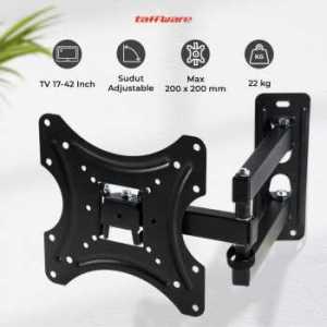 Bracket TV Dinding 17-42 Inch Braket TV Swivel Putar Tilt Adjustable Teleskopik VESA 200x200 Kuat Beban 22KG X-200
