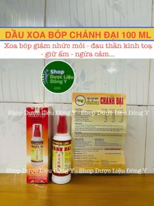 Dầu Xoa Bóp Chỉ Thống Linh Chánh Đại làm ấm cơ thể phòng ngừa cảm cúm trúng gió (100ml)