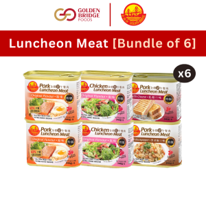 [Bundle of 6] Golden Bridge Luncheon Meat 340g