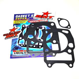 GASKET BRT PAKING BLOK HEAD KARISMA SUPRA X 125 Karbu Karburator PACKING ATAS BAWAH BRT 55.25 mm 55.25mm KPH