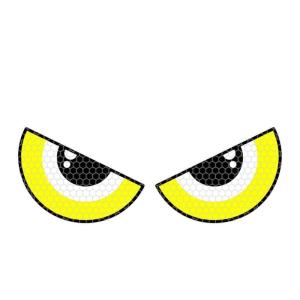 Edgy Motorcycles Sticker Water Resistant Punk Designs Decorative Sticker Waterproof Vehicle Decal for Scooters Body Cover