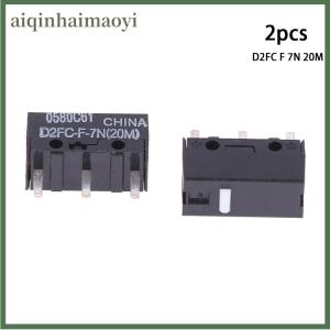 aiqinhaimaoyi 2Pcs Mouse Micro Switch D2FC-F-7N 10M 20M of D2FC-F-K(50M) -RZ D2F D2F-01 D2F-01F D2F-L D2F-01L D2F-FL D2F-F-3-7
