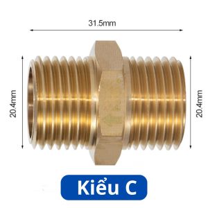 Van 1 Chiều Giảm Áp Lực Nước Chống Trào Ngược Vòi Nước An Toàn Ổn Định Áp Suất Chất Liệu Đồng Bền