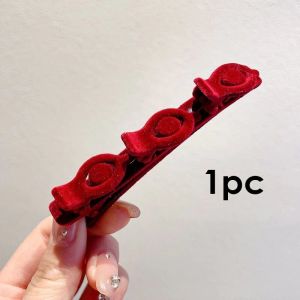 Vintage Velvet Braided Headband for Women Korean Forehead Head Wear Fashion Accessories