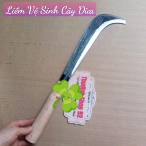 Liềm Dọn Dừa Vệ Sinh Dừa_Dao Quắm Liềm phát cỏ chặt Cành sắc Bén