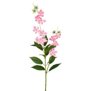 BLACKON Cảm giác như thật Cành hoa nhài nhân tạo Nhựa 98cm 3858in Hoa lụa hoa táo Đạo cụ chụp ảnh Thanh lịch Hoa giả Trang trí văn phòng tại nhà