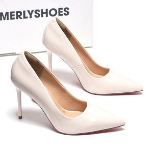 Giày Cao Gót Mũi Nhọn Gót Đũa 10cm Merly 1705 Bigsize 35-43 Giày Cao Gót Công Sở Giày Đi Tiệc Giày Bít Mũi Nữ