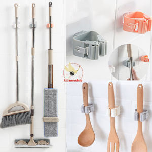 ที่แขวนไม้กวาด ที่แขวนไม้ถูพื้น ที่แขวนโฮมฮัก ไม้ถูพื้นไม่ต้องเจาะผนัง อุปกรณ์จัดเก็บไม้กวาด ติดทนด้วยฟิล์มนาโนใหม่ แบบแขวนติดผนัง