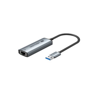 Vention Ethernet Adapter Dual USB A 3.0 Type C 2.5Gbps to RJ45 UTP LAN Gigabit Network NAS OTG