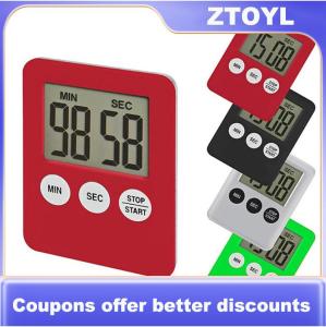 【ZTOYL】 1pc LCD Digital Screen Kitchen Timer Cooking Count Up Countdown Alarm Clock