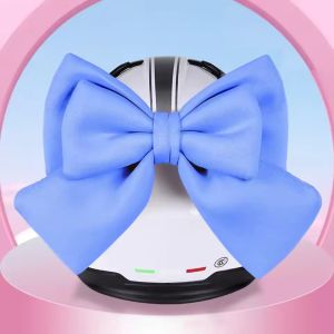 Cute Motorcycle Helmet Bow Decoration Electric Bike Helmet Body Bowknot Suction Cup Parts Decoration Accessories For Girl Women