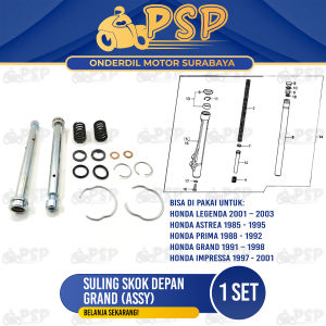 Suling Skok Depan Assy Grand - Sulingan As Shok Shockbreaker Honda Astrea Impressa Legenda Prima