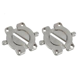 Pack of 2 Multipurpose Sturdy Zinc Alloy Materials Worktop Connectors for Office Desk Dining Table and More Items