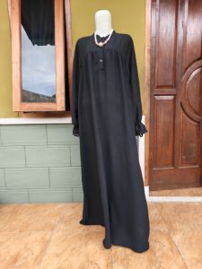 Gamis Amanda Set Hijab Syari Renda DressWanita Muslim Dewasa Terbaru - Free Hijab