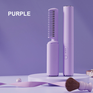 Rechargeable Portable Straight Hair Comb New Negative Ion Hair Care Straight Hair Comb Student Dormitory Magic