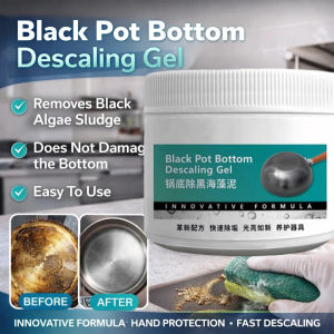 Pot Bottom Cleaner Seaweed Mud Strong Degreaser For Stainless Steel Pans Mask For Stainless Steel Deep Cleaning