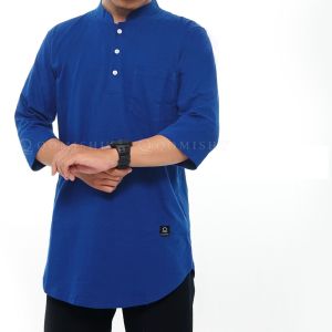 Qomishu Gamis Pria Kurta Pakistan Bahan Kaos