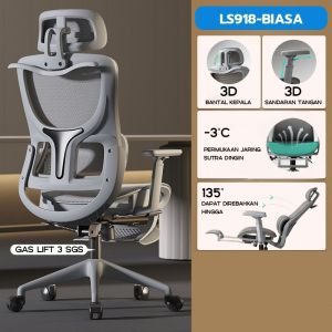 Xpanse LS918 Kursi Ergonomis/Kursi Gaming/Kursi Kantor/Kursi Belajar Kerja [Uji Coba Gratis 30 Hari]