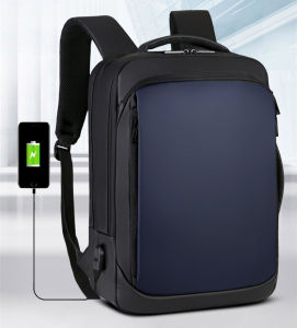 Balo chống sốc laptop chống nước 3 chức đa năng có sạt USB công nghệ mới ATRIC Full đen Shalla