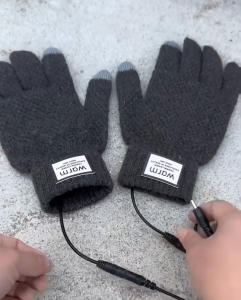 1 đôi gang tay sưởi ấm điện tặng 1 pin dự phòng