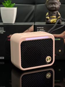 ลำโพงบลูทูธ รุ่น M300 เชื่อมได้2ตู้ 8W เสียงเบสแน่น พกพาง่าย รองรับ USB TF ปิดไฟได้ มีซับเบสด้านหลัง ลำโพงแบบพกพา M300-mini